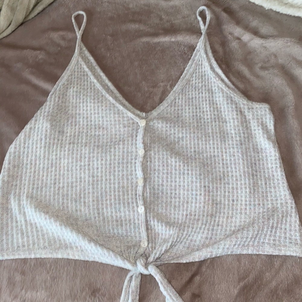 UO our from under cropped tank top